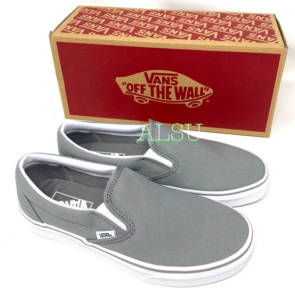 VANS Classic Slip On Wild Canvas Gray Casual Shoes Women’s Size 9.5 VN0003Z4LNQ - Picture 8 of 10